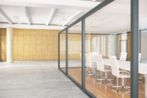 Glass Wall Conference Room