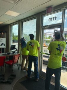 Repairing Glass Storefronts