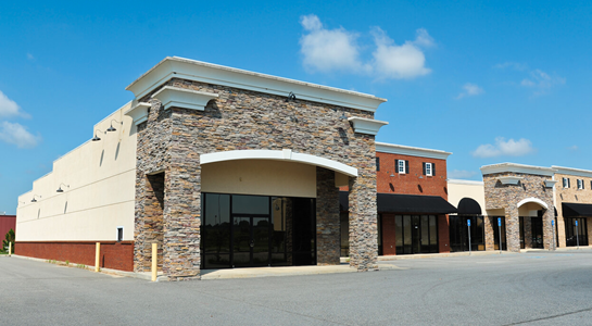 commercial glass on restaurant